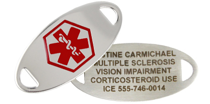 MULTIPLE SCLEROSIS MEDICAL ID JEWELRY