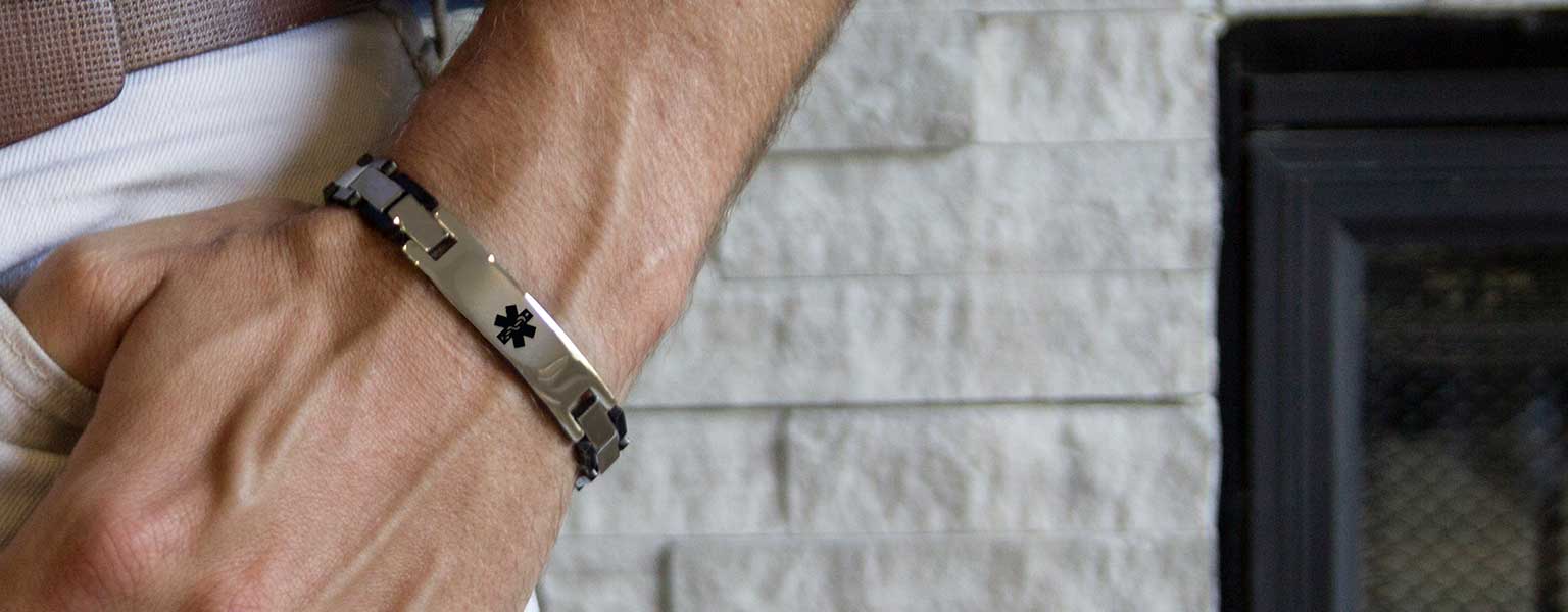 Adrenal Insufficiency ID Jewelry For Men
