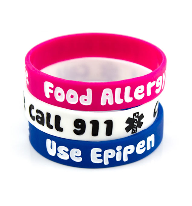A281_Food_Allergy_Epipen_Pink_Silicone_Medical_ID_Bands