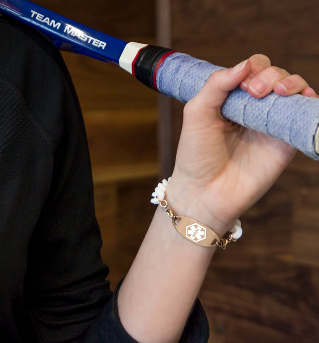 Game, Set, Match Medical ID Bracelet Lauren's Hope