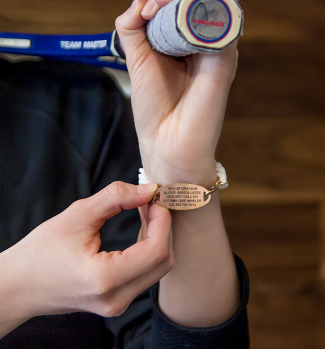 Game, Set, Match Medical ID Bracelet Lauren's Hope