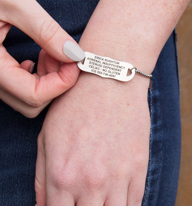 SmartFit Medical ID Bracelet in Stainless Steel