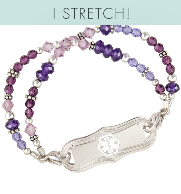 Kaylee Stretch Medical ID Bracelet Lauren's Hope