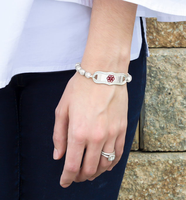 Alexis SmartFit Medical ID Bracelet Lauren's Hope