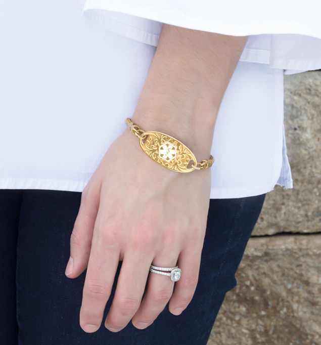 Margo SmartFit Medical ID Bracelet Lauren's Hope