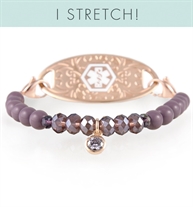 Orchid Stretch Medical ID Duet