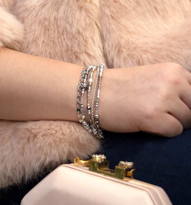 Felicity Silver and Pearl Medical Alert Bracelet