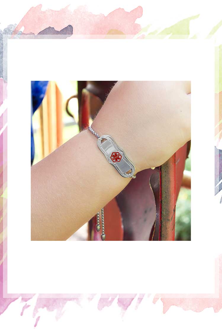 Children's Medical Alert Bracelets and Jewelry for Girls Lauren's Hope